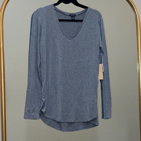 Halogen Long Sleeve High-low Tencel Tee Size M - Picture 2 of 7